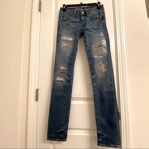 American Eagle Distressed Skinny Jeans